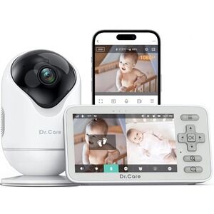 VistaView Lite Smart WiFi Baby Monitor-Motion Alerts,Night Vision,2-Way Talk +